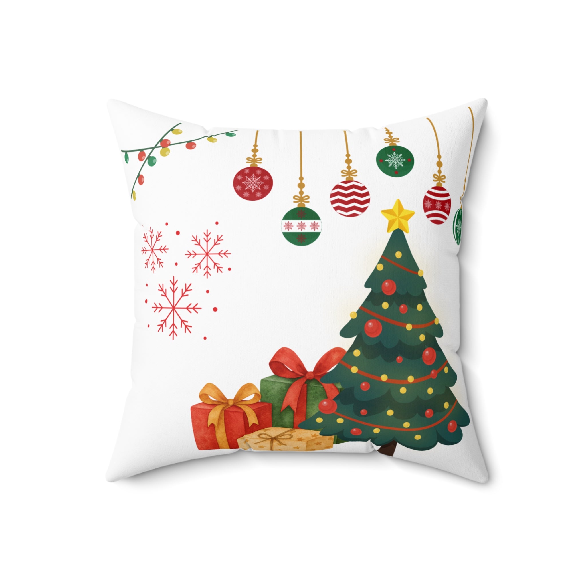 Christmas Tree Decorative Throw Pillow
