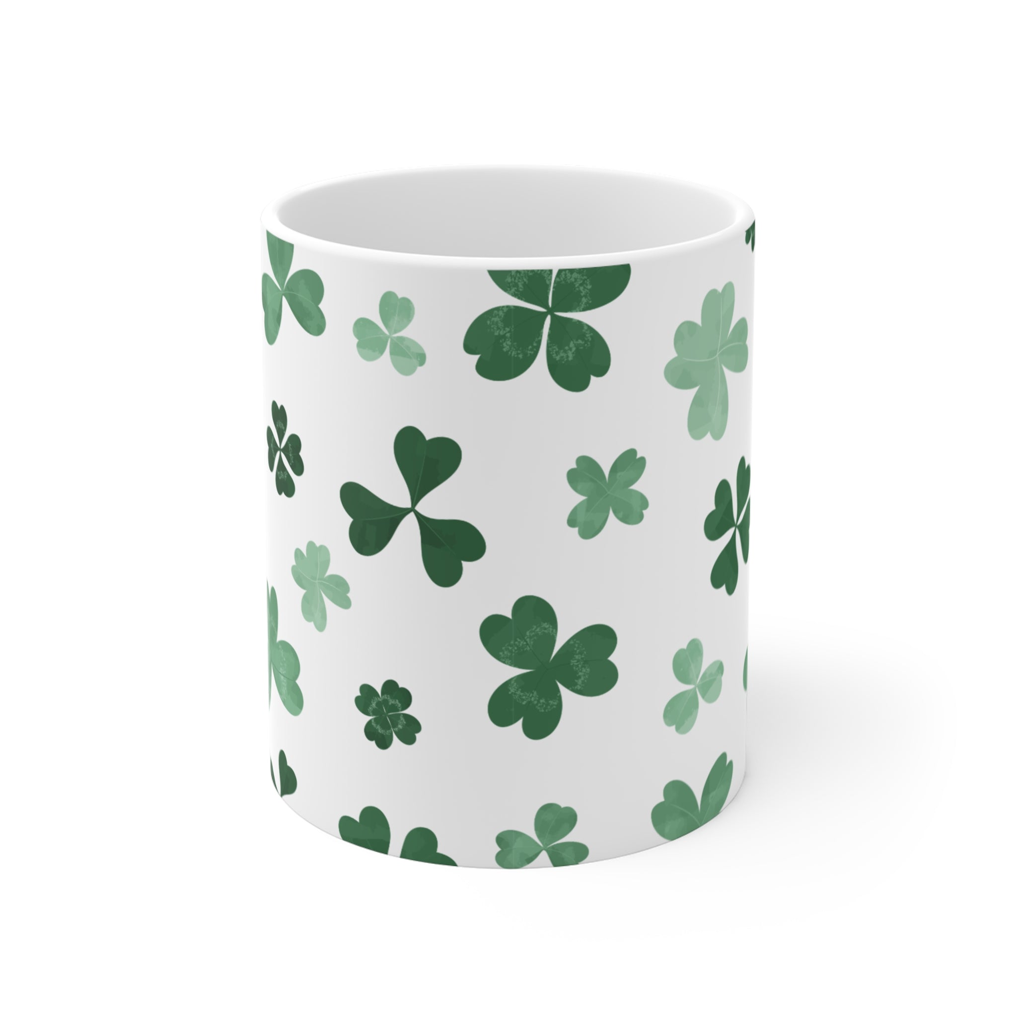 St. Patrick’s Day Clover Ceramic Coffee Mug - 11oz