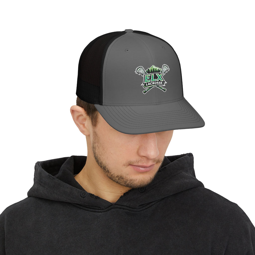 ELX Lacrosse - Embroidered Snapback Trucker Cap