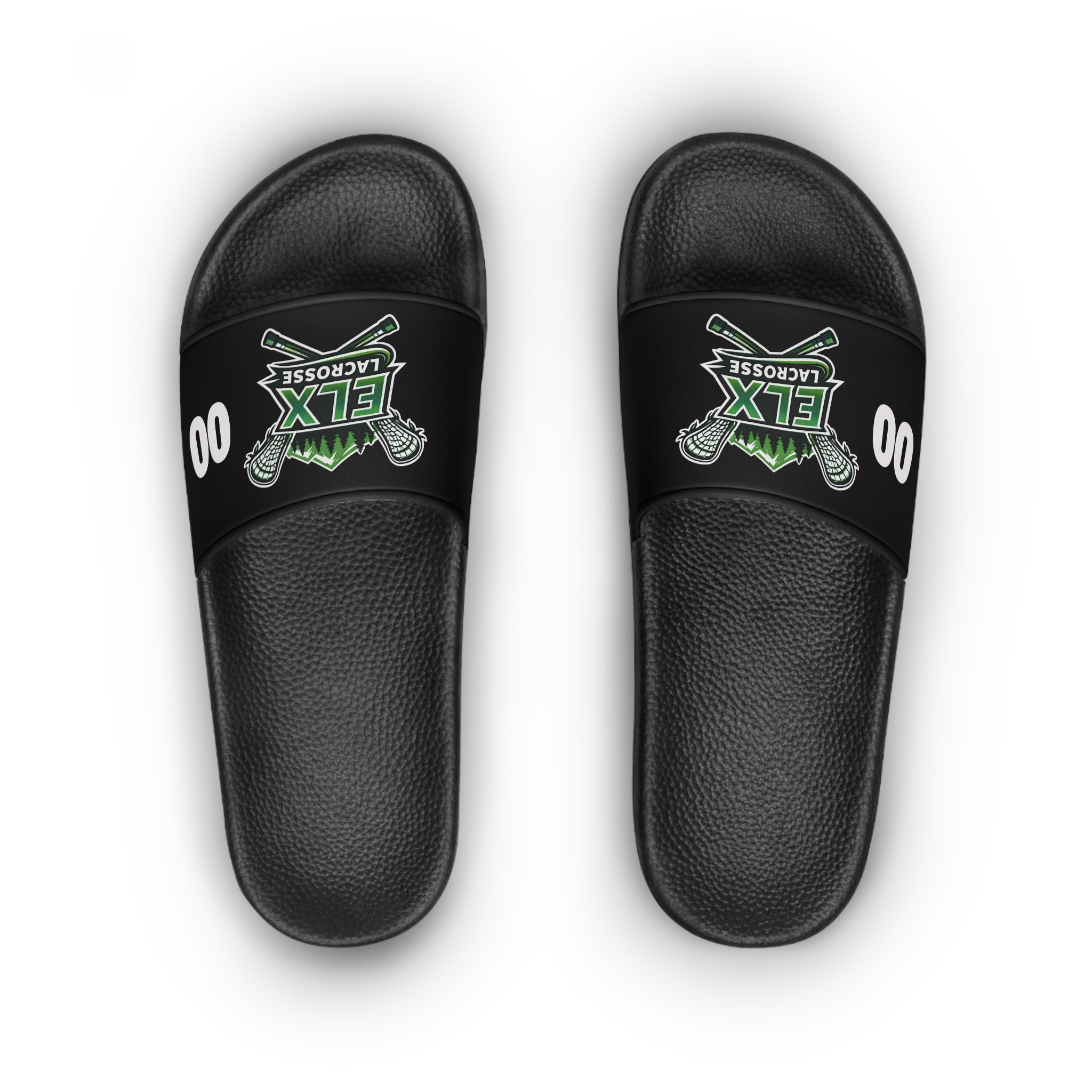 ELX Lacrosse - Women's Slide Sandals – CUSTOMIZABLE with Jersey Number