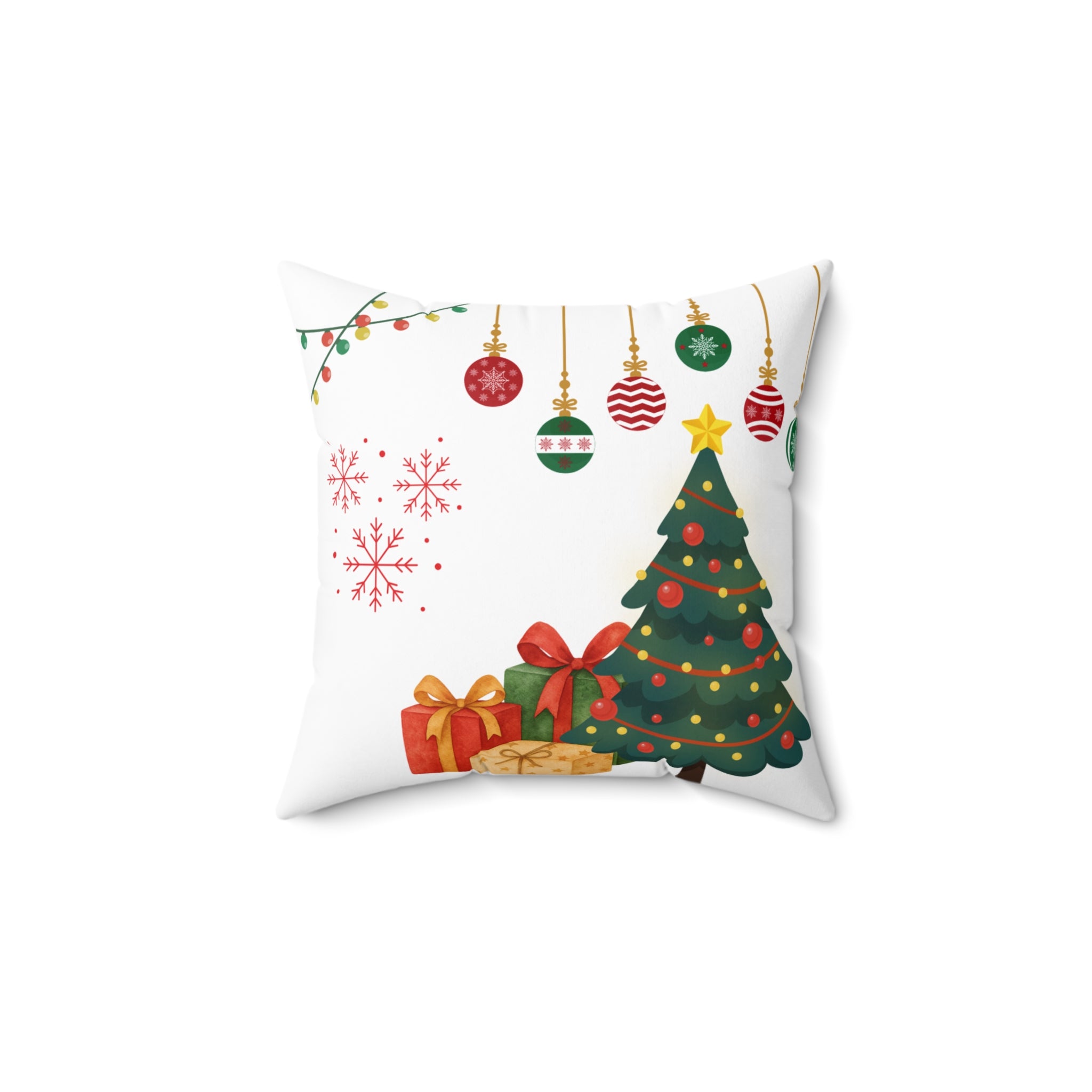 Christmas Tree Decorative Throw Pillow