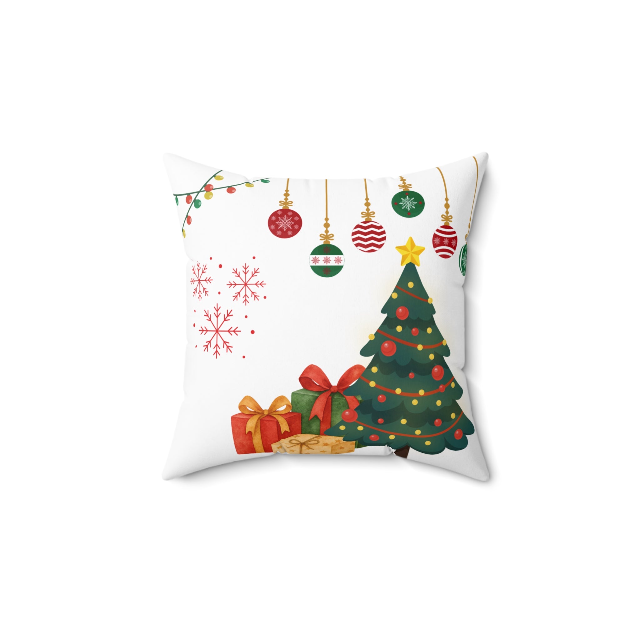 Christmas Tree Decorative Throw Pillow