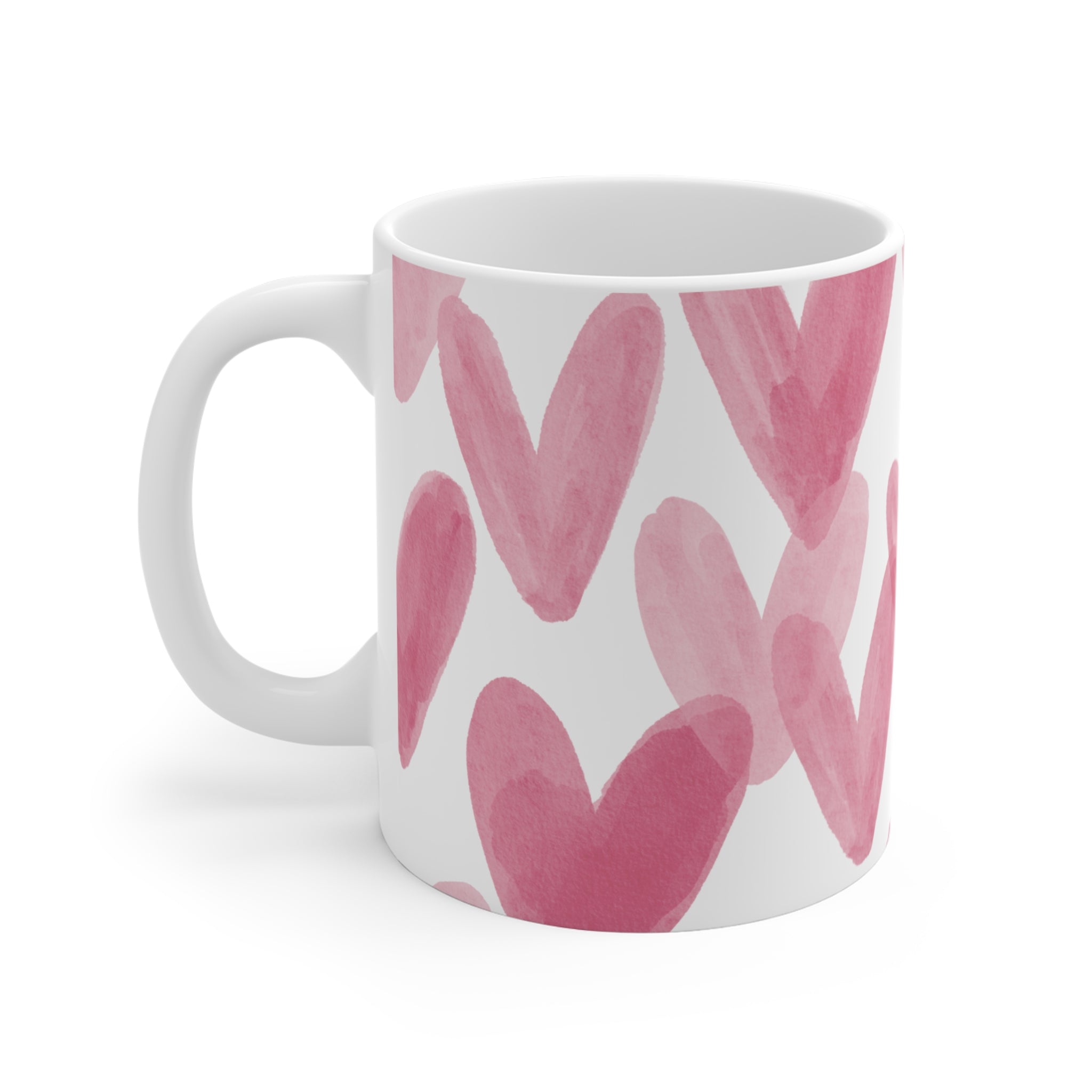 Heart Watercolor Mug - 11oz
