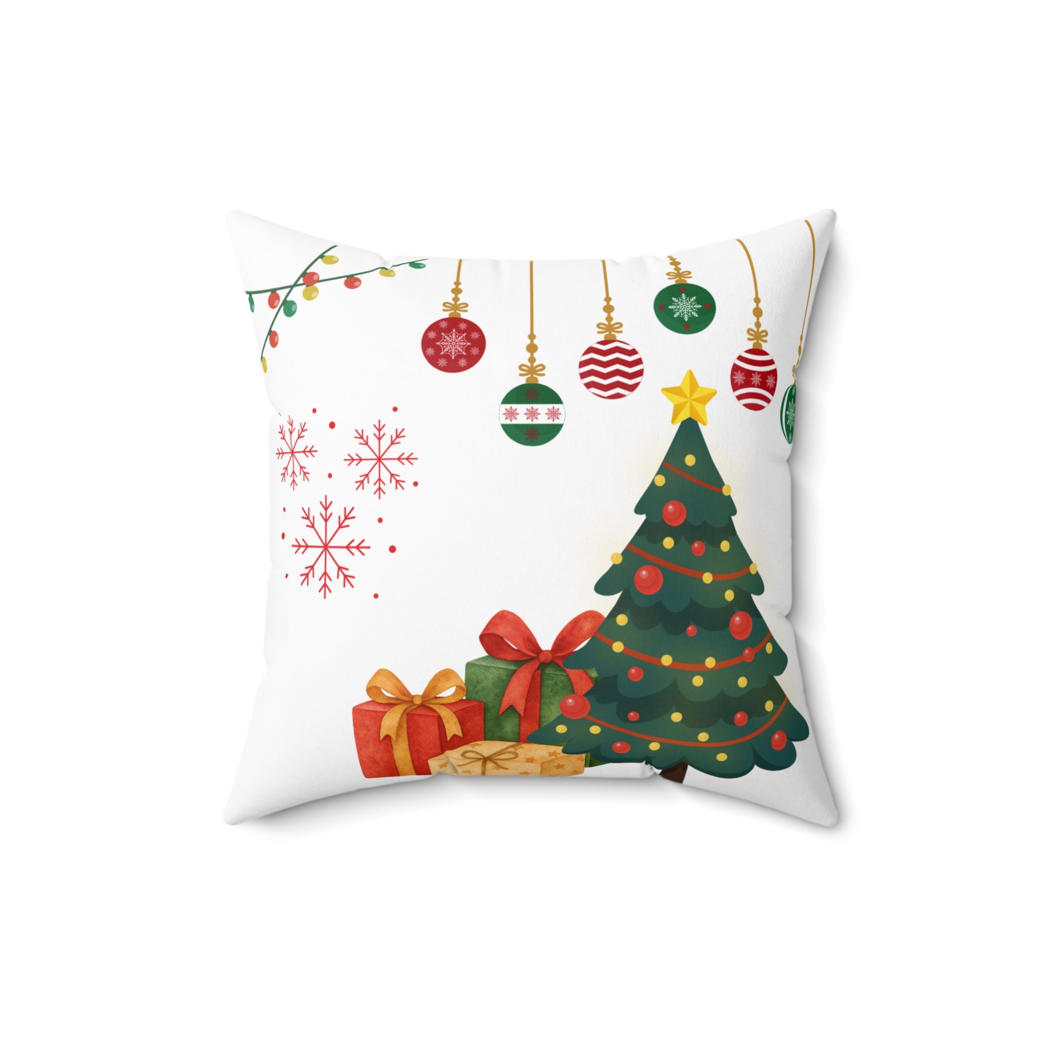 Christmas Tree Decorative Throw Pillow