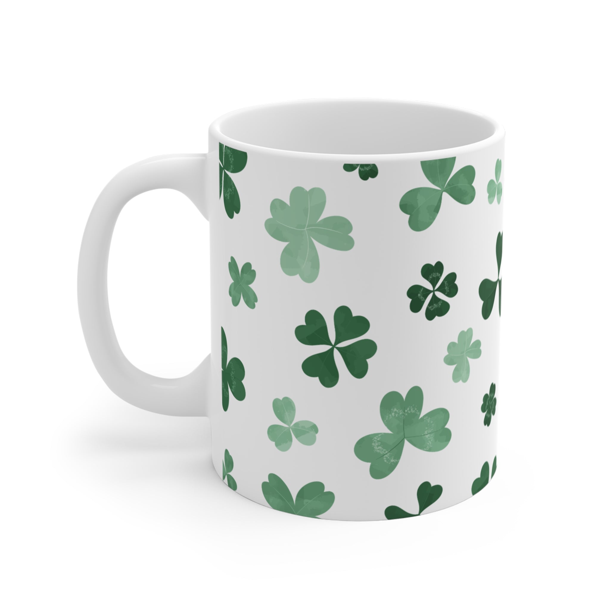 St. Patrick’s Day Clover Ceramic Coffee Mug - 11oz