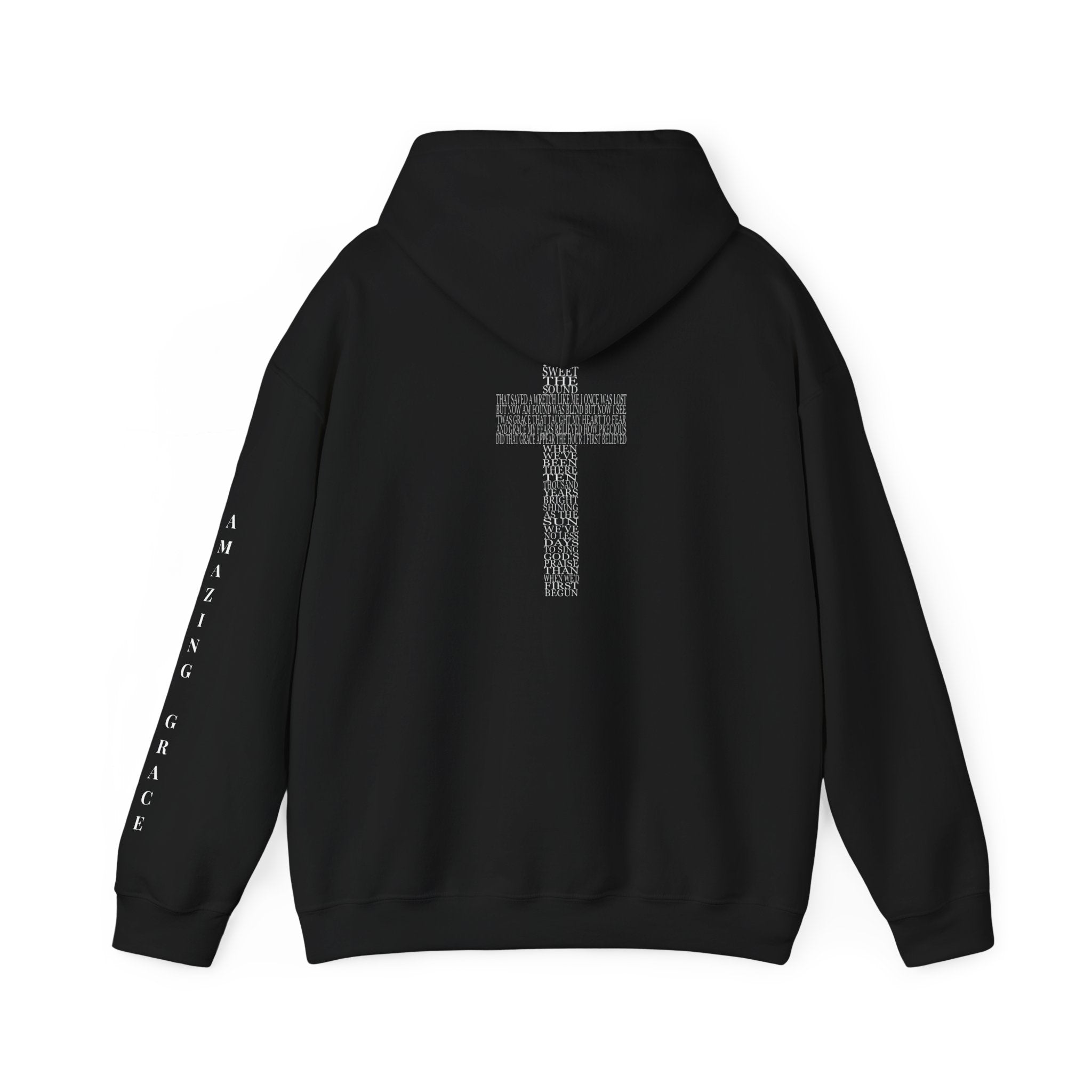Amazing Grace - song lyrics hoodie