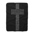 Amazing Grace Song Lyrics Sherpa Fleece Blanket