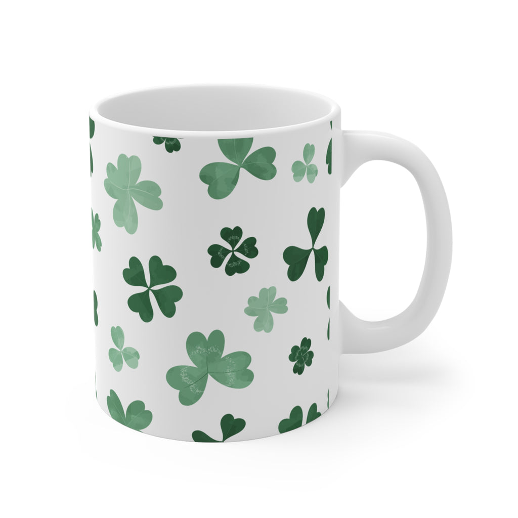 St. Patrick’s Day Clover Ceramic Coffee Mug - 11oz