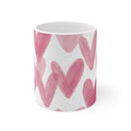 Heart Watercolor Mug - 11oz