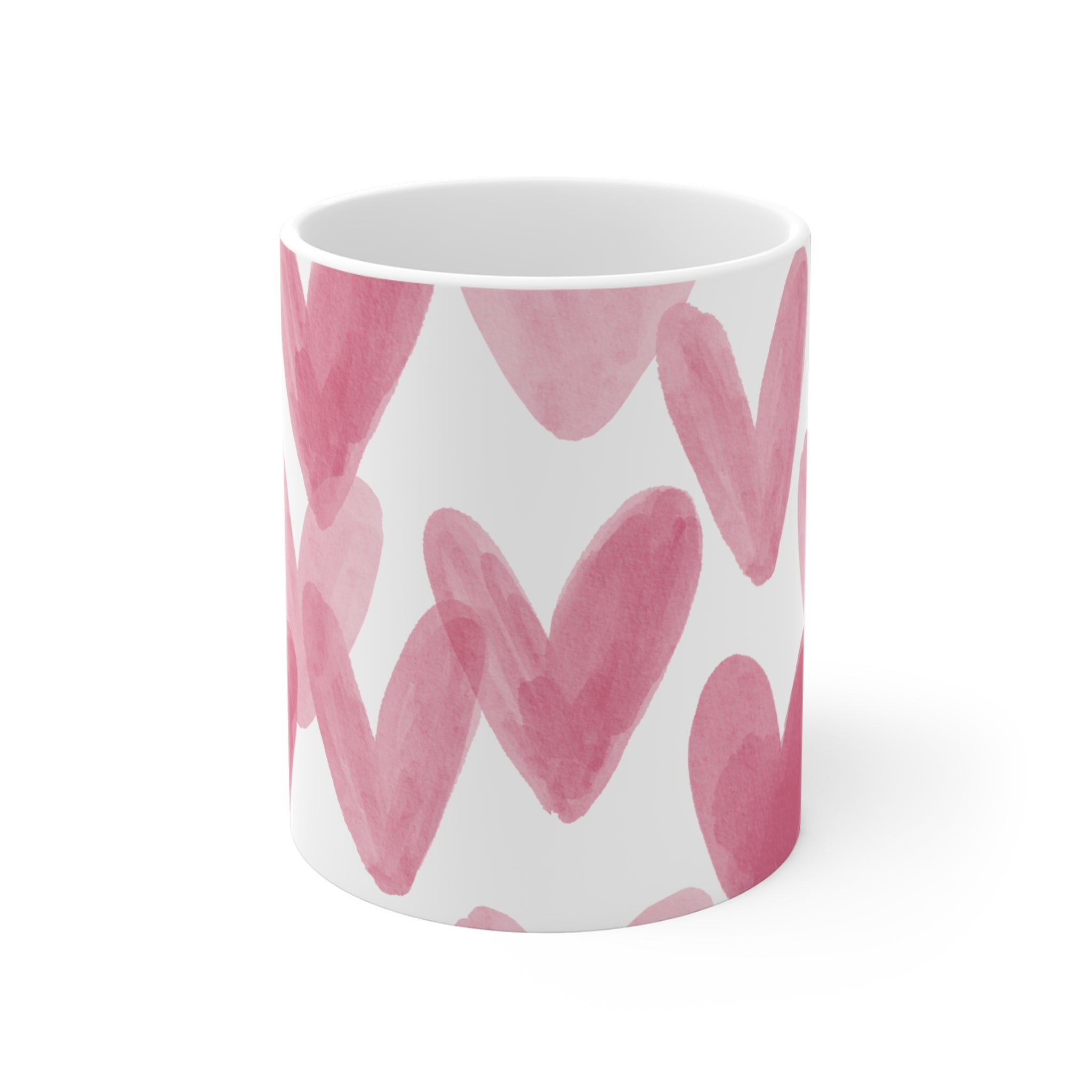 Heart Watercolor Mug - 11oz