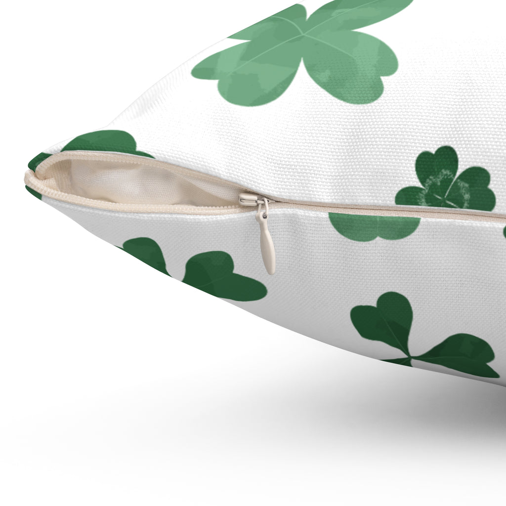 St. Patrick's Day Square Throw Pillow