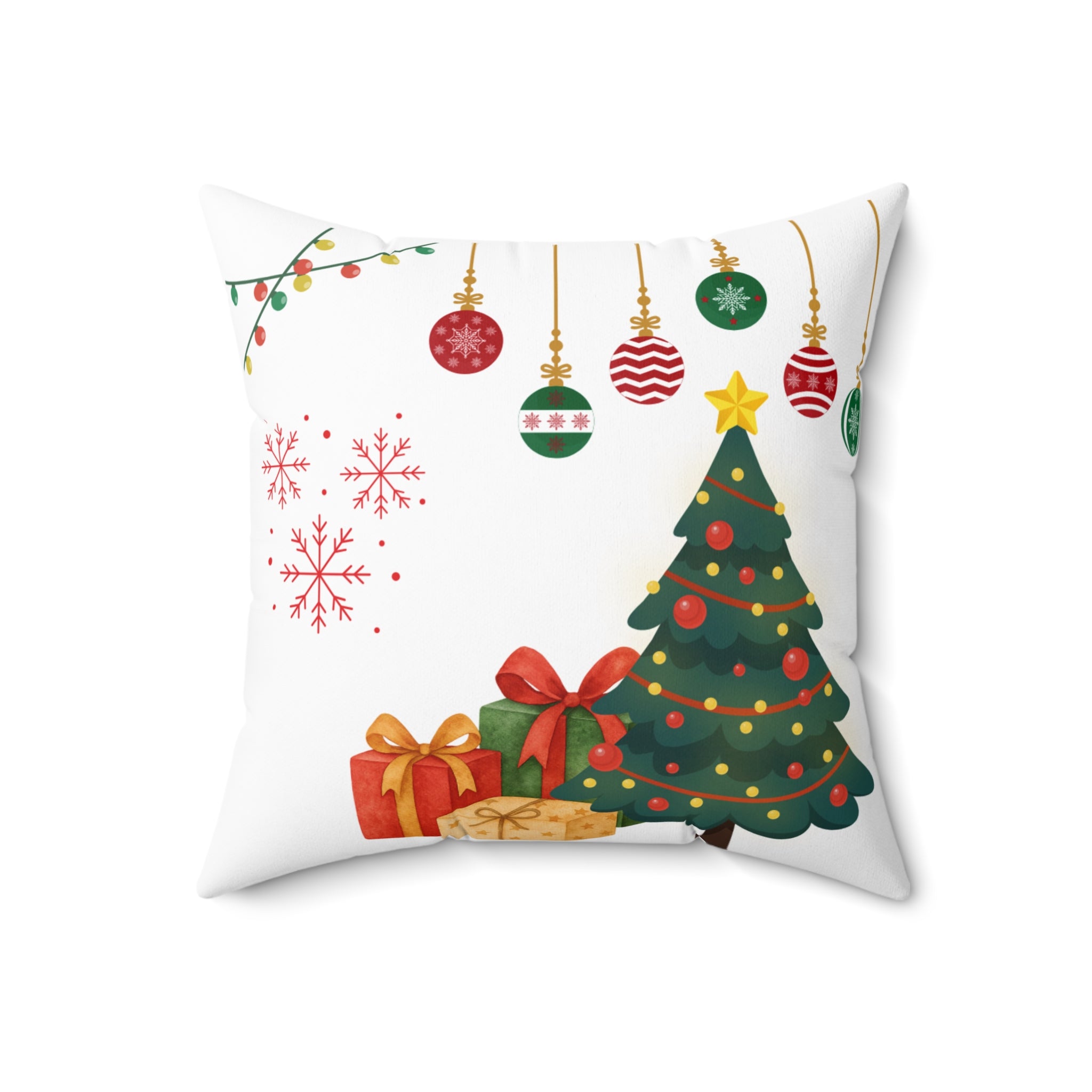 Christmas Tree Decorative Throw Pillow