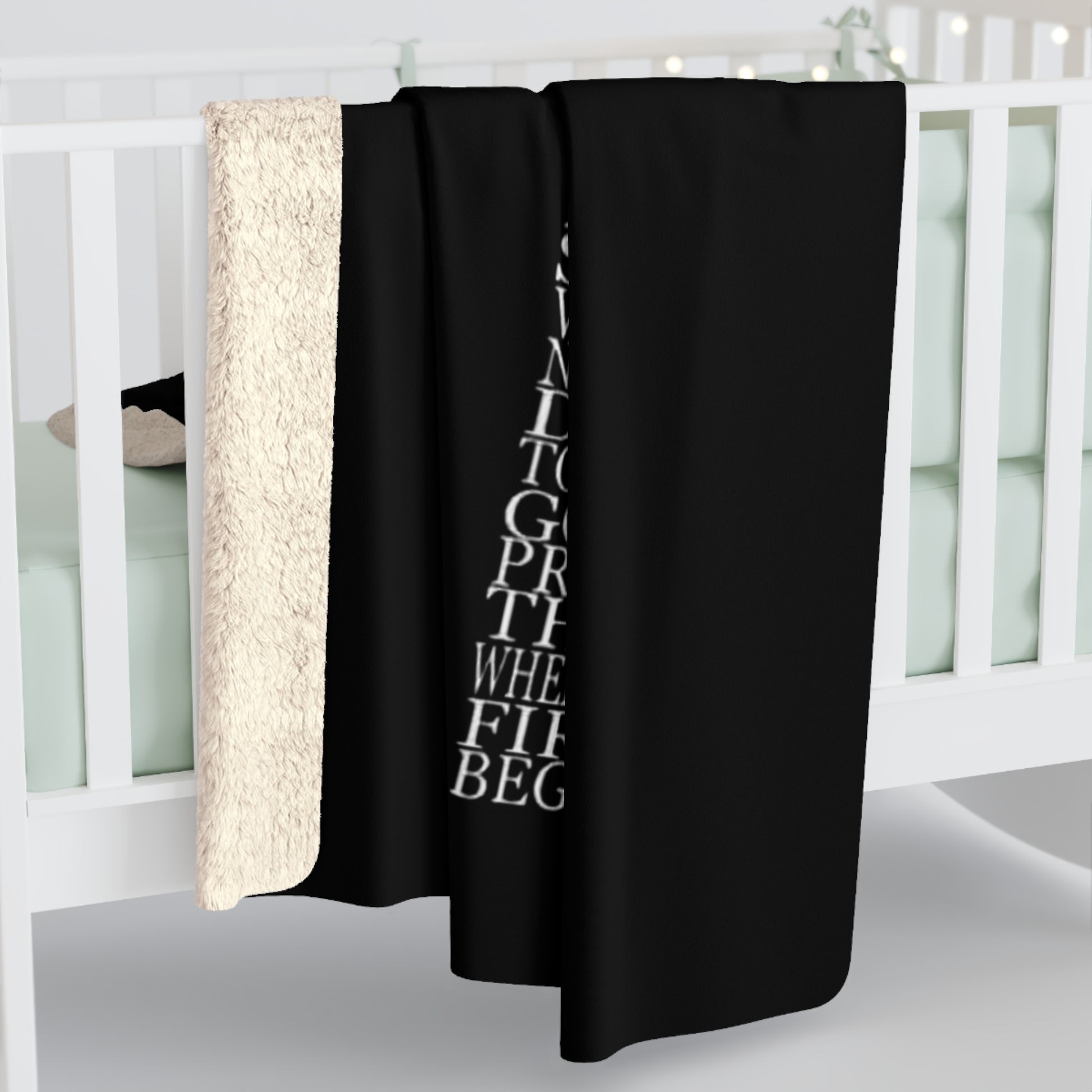 Amazing Grace Song Lyrics Sherpa Fleece Blanket